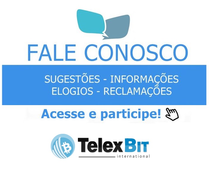 Fale conosco Talk to us - TelexBit